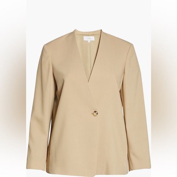 Vince Plus Size Tan Blazer - Picture 7 of 9